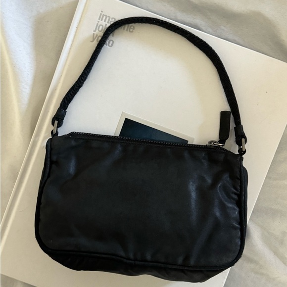 PRADA handbag accessory pouch handbag Pocono triangular logo plate Tessuto - Picture 9 of 9